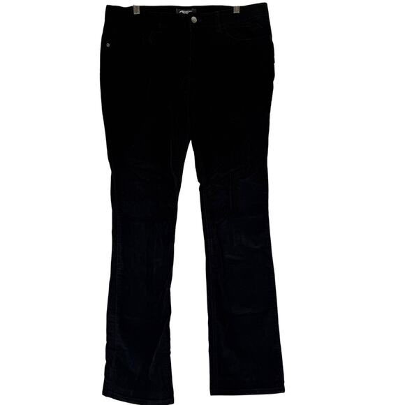 Mountain Khaki Women's Black Straight Fit Corduroy Pants Size 10 Regular - Picture 1 of 6